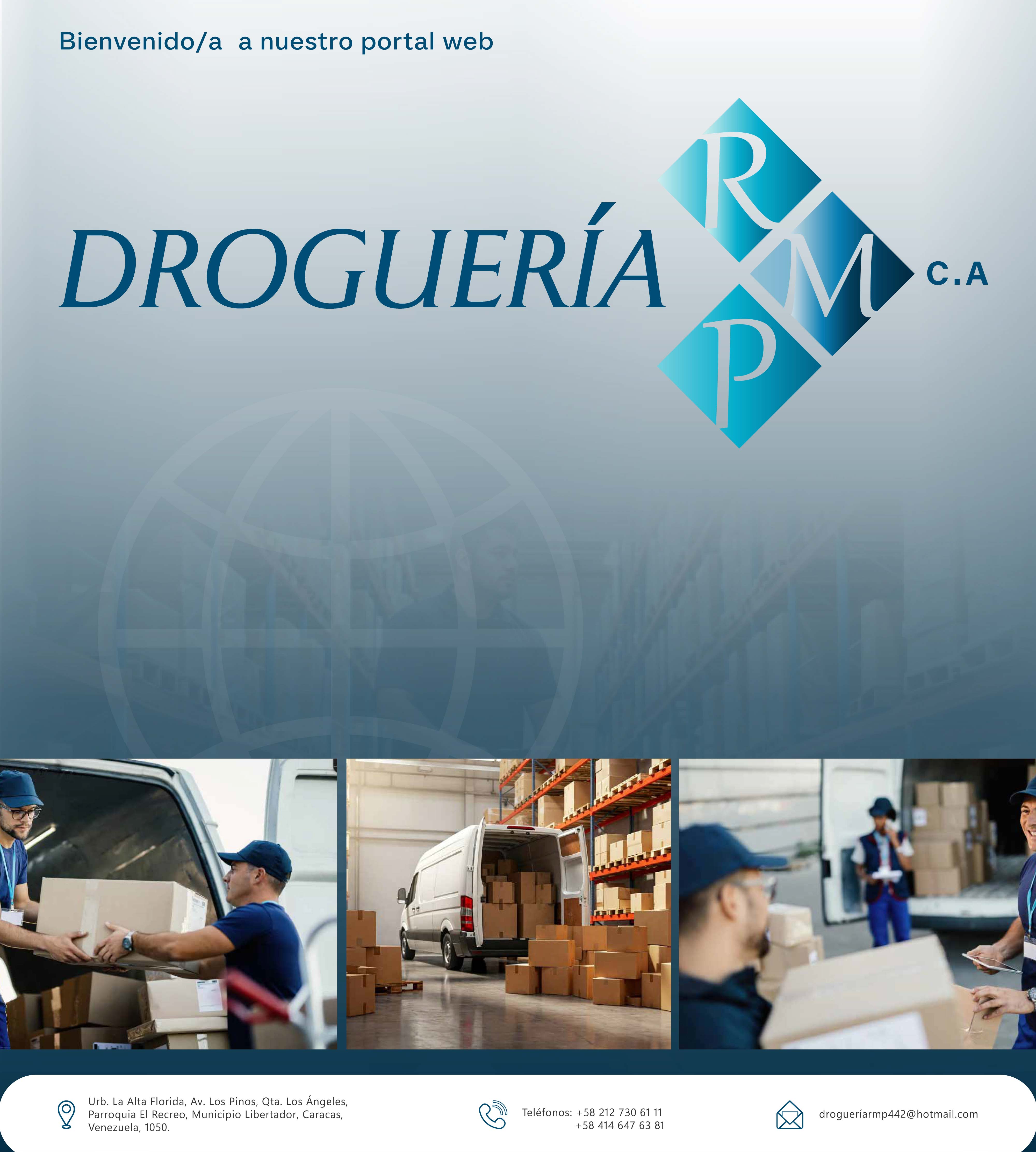 Bienvenido a nuestro portal web Droguería RMP